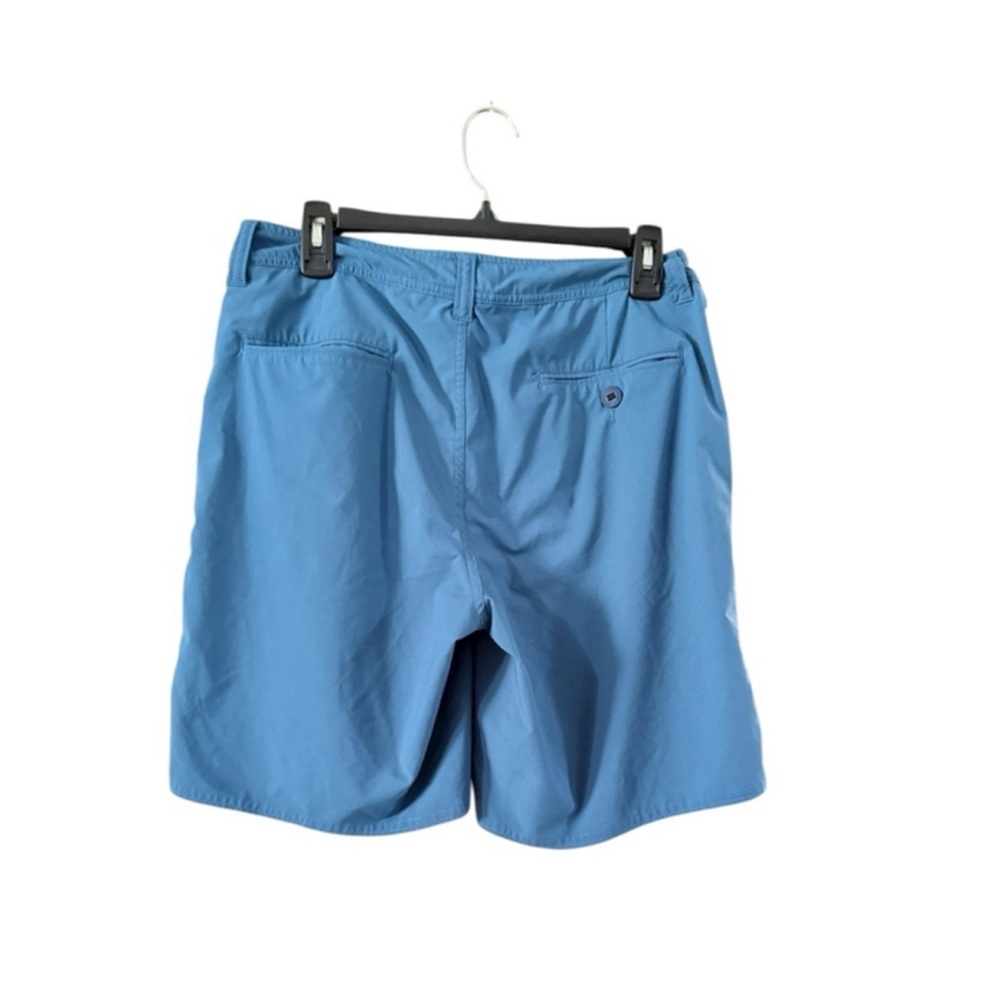 Patagonia Men's Teal Flat Front Shorts - Picture 3 of 8